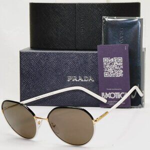Prada Sunglasses Brown Round Women Italy